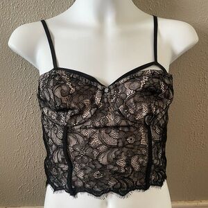 Express Lace Bustier Top